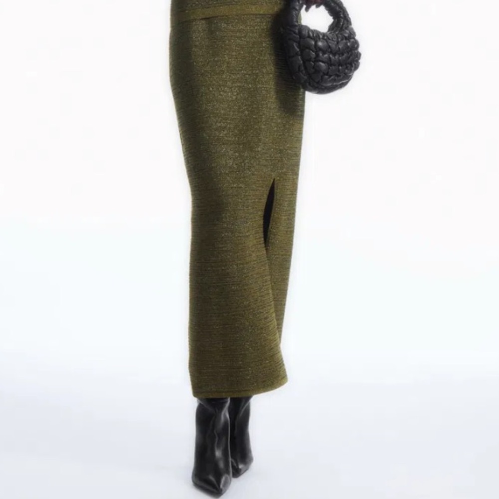 NWT - COS Sparkly Penciled Skirt (BLACK)